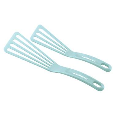 Imagem de Rachael Ray - Conjunto de espátula com fenda nylon - Espátulas - Azul claro