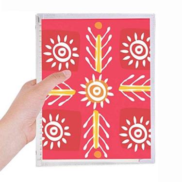 Imagem de Caderno de desenho de civilização antiga Totems de trigo do México Folhas soltas Diário Recarregável