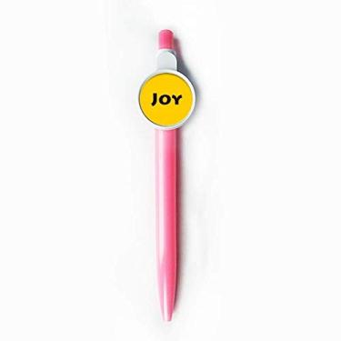 Imagem de Joy Word frases inspiradoras com ponta rollerball ponta azul retrátil caneta escrita artigos de papelaria