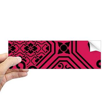 Imagem de DIYthinker Estilo chinês japonês linhas asiáticas padrão de bight adesivo retangular para notebook decalque de janela