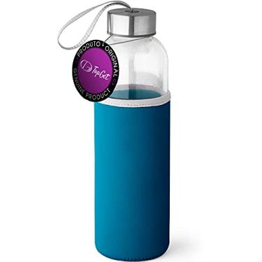 Imagem de Garrafa de Vidro 520 ml Soft TopGet (Azul)