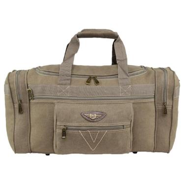 Imagem de Mala Bolsa De Viagem Lona Transversal Mala De Mão 50 L