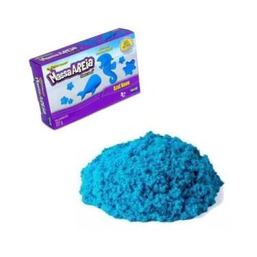 Imagem de Massa Areia De Modelar Kinetic Sand Azul Neon 227G - Sunny