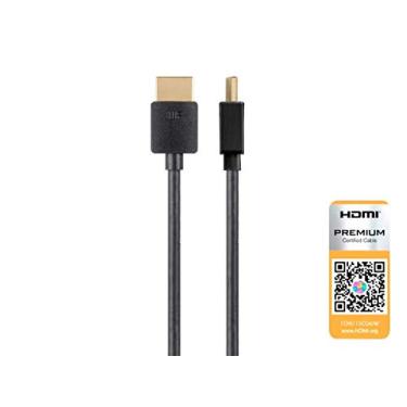 Imagem de Monoprice - Cabo HDMI 124184 de alta velocidade - 1 metro - Preto | Certificado Premium, 4K a 60Hz, HDR, 18Gbps, 36AWG, YUV, 4:4:4 - Série Ultra Slim