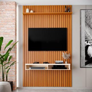 Imagem de Painel Ripado para TV Até 55 Polegadas Intense com Nicho 139cm