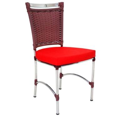 Imagem de Cadeira em Alumínio e Fibra Sintética JK Cozinha Edícula