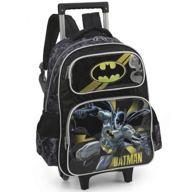 Imagem de Mochila de Rodinhas Com Alça Luxcel Batman Cinza