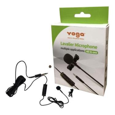 Imagem de Microfone De Lapela Com Fio Para Smartphone Celular  Yoga  Ytm-012