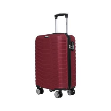 Imagem de Mala de Mão Bordo ABS Rigida ISIWAY | Tamanho P | Resistente a Impactos | ANAC Aprovado | Bagagem de Cabine | Viagens Conformes | Durável e Elegante (IBIZA, Vinho, Único)