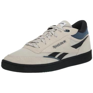 Imagem de Reebok Tênis unissex adulto Club C Mid Ii Revenge Vintage, Estuque/argolas azul/preto, 35/36 BR