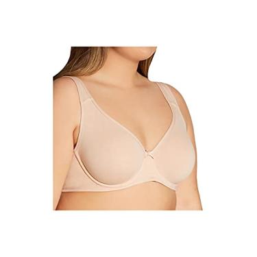 Imagem de Fruit of the Loom Sutiã feminino plus size de algodão sem forro com aro, areia, 40DDD, Arena, 40DDD