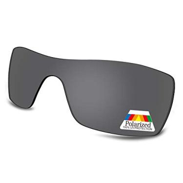 Imagem de Bwake Lentes de reposição para óculos de sol Oakley Turbine Rotor OO9307 - Preto escuro polarizado