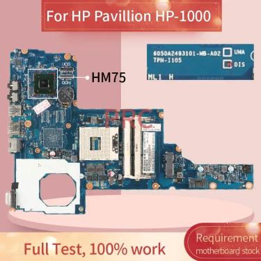 Imagem de Placa-mãe para computador portátil hp pavillion hp-1000  placa principal slslj8f