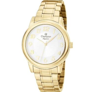 Imagem de Relógio Champion Elegance Analógico Feminino CN26804W + Folheado 18K