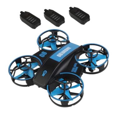 Imagem de Abaodam quadricóptero mini drone lâmpadas led brinquedo drone com decolagem automática drones helicóptero controle remoto avião helicóptero rc drone rc altura fixa aeronave conduziu