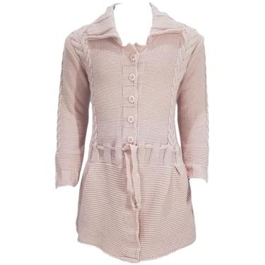 Imagem de Sobretudo Infantil Feminino Trança - Katlen Tricot