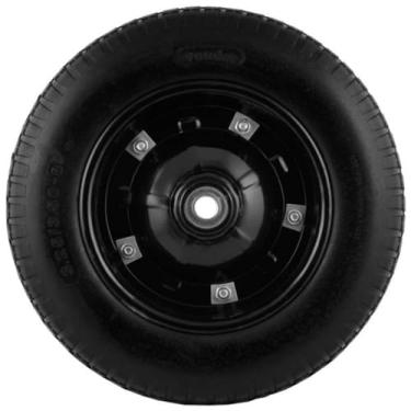 Imagem de Roda Completa para Carriola Pneu Maciço Furo 3/4 POL