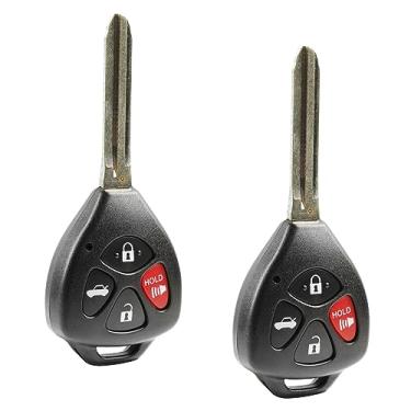 Imagem de Controle remoto de entrada sem chave para chave de carro compatível com Toyota Avalon 2008-2012 e Corolla 2008-2010 (GQ4-29T, 1470A-10T), conjunto com 2