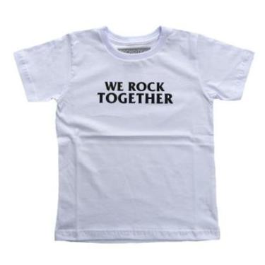 Imagem de Camiseta Rock City We Rock Together Infanto Branco-Unissex