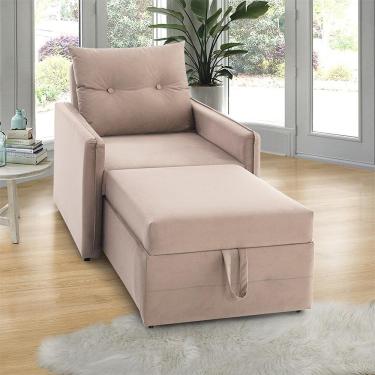 Imagem de Poltrona Icaria 3 em 1 Poltrona Chaise Cama 85cm Estofama
