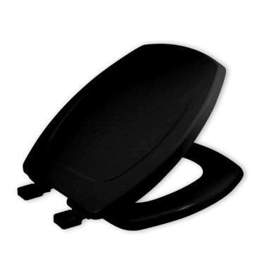 Imagem de Assento em Resina Termofixa Soft Close para Louça Thema Tupan Preto