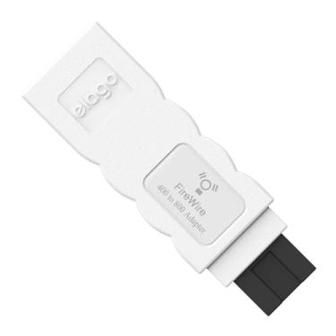 Imagem de elago Adaptador FireWire 400 a 800 (branco) para Mac Pro, MacBook Pro, Mac Mini, iMac e todos os outros computadores