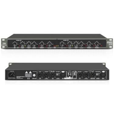 Imagem de XTUGA Crossover profissional de 2/3 vias estéreo/4 vias mono com entrada e saída XLR crossover de processamento de som de áudio estéreo