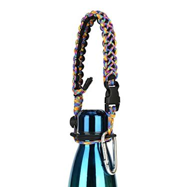 Imagem de Greant Alça Paracord compatível com Swell, transportador de garrafa de água para MIRA e a maioria das garrafas em forma de cola, alça de garrafa de água de boca estreita, serve para garrafas de 350