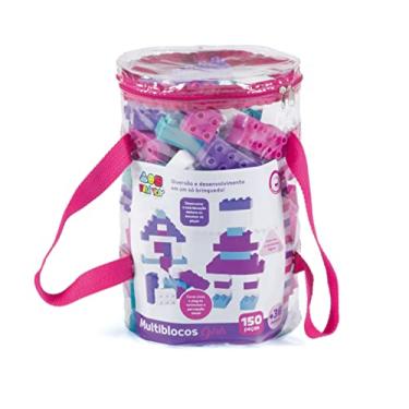 Imagem de Sacola Multiblocos Girls 150 Pc - Bell Toy