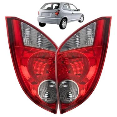 Imagem de Par Lanterna Traseira Celta 2006 2007 2008 2009 A 2014 Fumê