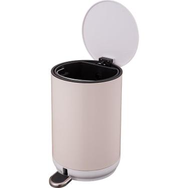 Imagem de Lixeira com Pedal 5 Litros Bege Just Home Collection