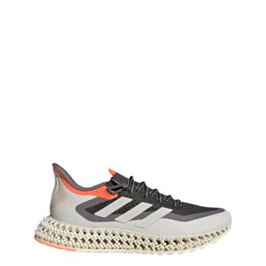 Imagem de adidas Tênis de corrida feminino 4DFWD 2, Carbono/Zero Metálico/Branco Nuvem, 45