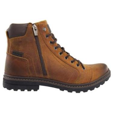 Imagem de Bota Freeway Absolut Couro Crazy Horse Camel - Masculino-Masculino