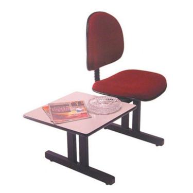 Imagem de Cadeira Executiva E Mesa Para Recepção Linha Office Vermelho