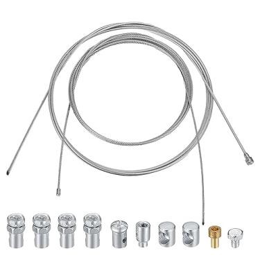 Imagem de Kit de reparo universal de cabo de freio de embreagem do acelerador de motocicleta, cabo de câmbio de freio de bicicleta de estrada, kit de fio de engrenagem de bicicleta, conjunto interno de substituição para bicicleta de montanha de estrada e motocicleta