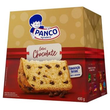 Imagem de Panettone Gotas de Chocolate 400g - Panetone Panco