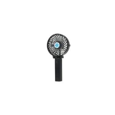 Imagem de Mini Ventilador Handy Portátil Mão Usb Recarregável Preto