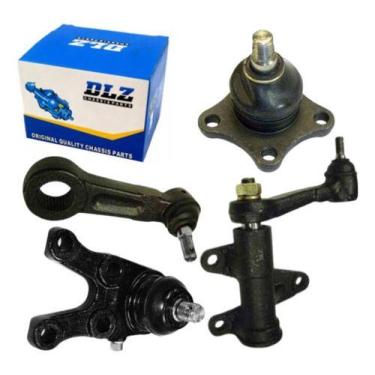 Imagem de 4 Pivo + Braco Auxiliar + Pitman L200 Sport Outdoor Hpe - DLZ KIT