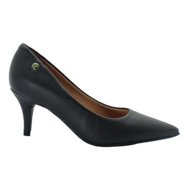 Imagem de Sapato Scarpin Feminino Bico Fino Salto Médio Vizzano Ref:1185.702