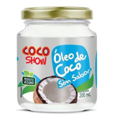 Imagem de Oleo de coco Sem sabor 200 ml Coco Show - Copra 