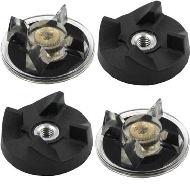 Imagem de Substituição de engrenagem de lâmina 2 engrenagens de base e 2 engrenagens de lâmina de borracha peças de embreagem acessórios para liquidificador Magic Bullet 250W MB-1001, MB-1001B, MBR-1101,