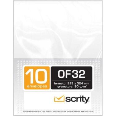 Imagem de Envelopes Saco BR 90g 229x324mm c/ 10 unid. SOF32 - Scrity