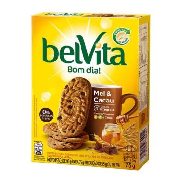 Imagem de Biscoito Sabor Mel e Cacau BelVita 75g