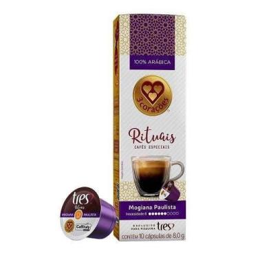 Imagem de Café Tres 3 Corações Rituais Mogiana Paulista C 10 Cápsulas - 3 Coraco