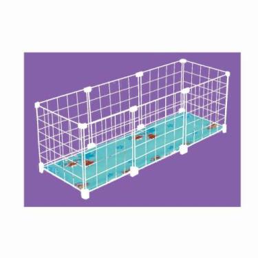 Imagem de Cercado Aramado Porquinho Da ÍNdia Coelho Branco Fundo E Soft - IGUANN