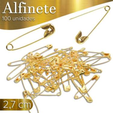 Imagem de Alfinete De Segurança 0 Ouro - Pacote Com 100 Unidades - Nybc
