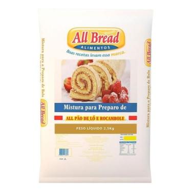 Imagem de Mistura Para Pão De Ló Rocambole Bolo All Bread 2,5 Kg