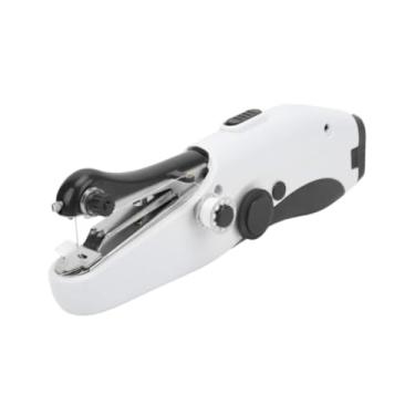 Imagem de YIJU Máquina de costura portátil, máquina de artesanato, máquina de conserto, prática, portátil para adultos, mini máquina de costura para projetos de, Preto
