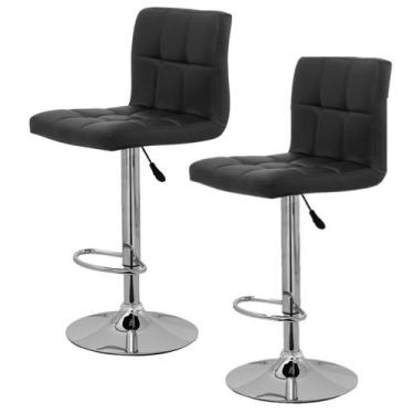 Imagem de Conjunto com 2 Banquetas Gomos Confort  , Giratoria, com Regulagem de 