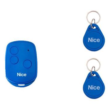 Imagem de 2 Chaveiros Tag + 1 Controle Linear Hcs Acesso De Condominio - NICE